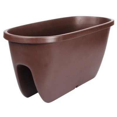Plastkon Balconia OVI balkónový květináč hnědá