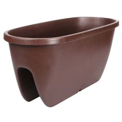 Plastkon Balconia OVI balkónový květináč hnědá