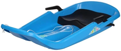 PLASTKON Boby dětské CYCLONE se sedátkem na sníh Modré PLASTKON Boby dětské CYCLONE se sedátkem na sníh Modré