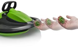 PLASTKON Boby řiditelné s volantem Stratos Šedý plast