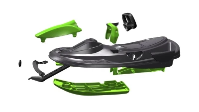 Plastkon Boby řiditelné STRATOS 98x56x23cm modré