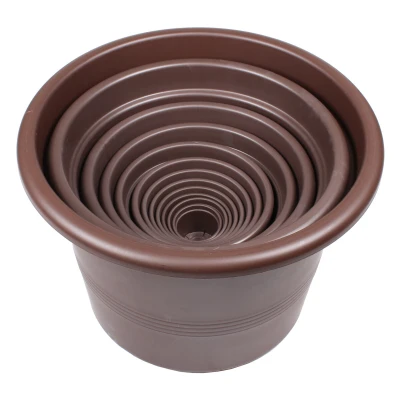 Plastkon Campanula hnědý květináč