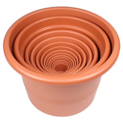Plastkon Campanula terakota květináč