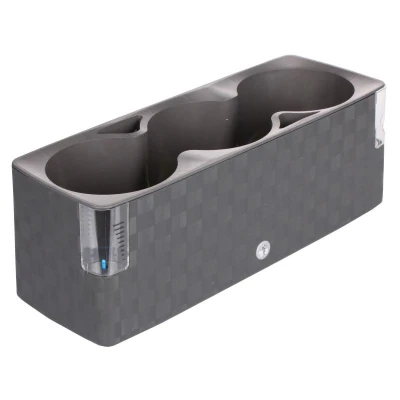 Plastkon Cobble Trio samozavlažovací květináč antracitová