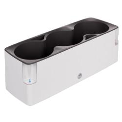 Plastkon Cobble Trio samozavlažovací květináč bílá Plastkon Cobble Trio samozavlažovací květináč bílá