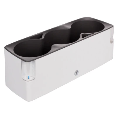 Plastkon Cobble Trio samozavlažovací květináč bílá