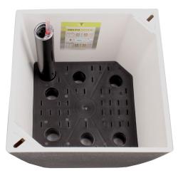 Plastkon Delto Stone samozavlažovací květináč 25 x 46 cm bílá