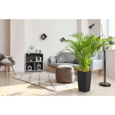 Plastkon Delto Stone samozavlažovací kvetináč 25 x 46 cm biela