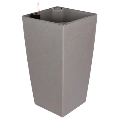 Plastkon Delto Stone samozavlažovací květináč 25 x 46 cm šedá Plastkon Delto Stone samozavlažovací květináč 25 x 46 cm šedá
