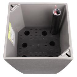 Plastkon Delto Stone samozavlažovací květináč 25 x 46 cm šedá
