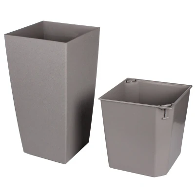 Plastkon Delto Stone samozavlažovací květináč 25 x 46 cm šedá