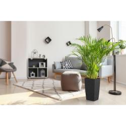 Plastkon Eliot Stone dekorativní květináč 25 x 46 cm antracitová