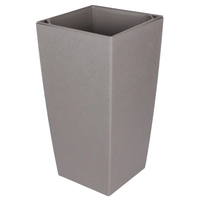 Plastkon Eliot Stone dekorativní květináč 25 x 46 cm šedá