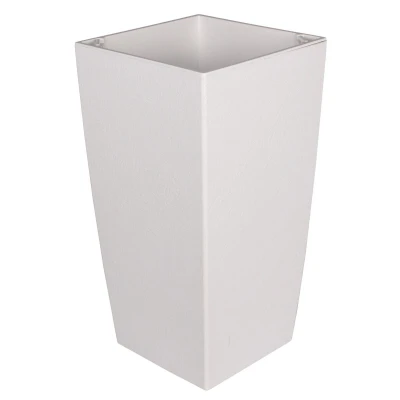 Plastkon Eliot Stone dekorativní květináč 30 x 58 cm bílá