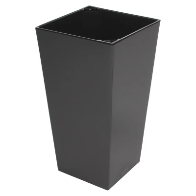 Plastkon Elise Mat antracitový dekorativní květináč