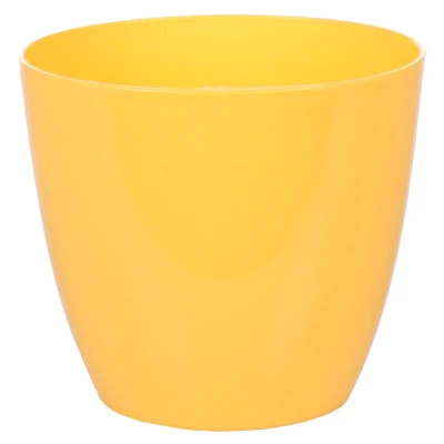 Plastkon Ella Lesk žlutý dekorativní květináč