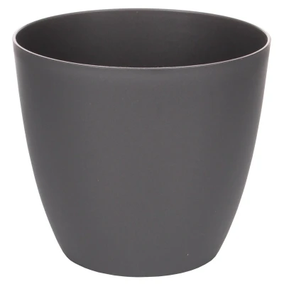 Plastkon Ella Mat antracitový dekorativní květináč