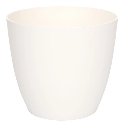 Plastkon Ella Mat bílý dekorativní květináč