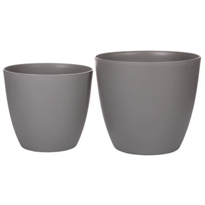 Plastkon Ella Mat šedý dekorativní květináč