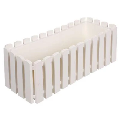 Plastkon Fency truhlík biela Plastkon Fency truhlík biela