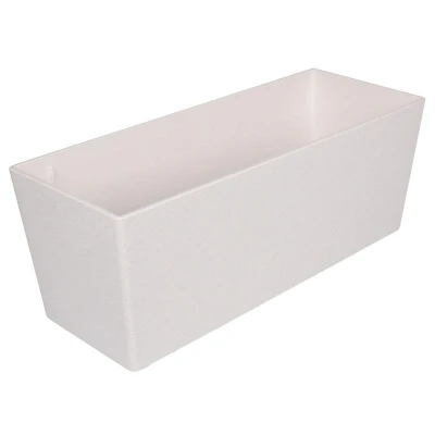 Plastkon Florence Stone dekorativní truhlík 50 cm bílá Plastkon Florence Stone dekorativní truhlík 50 cm bílá