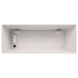 Plastkon Florence Stone dekorativní truhlík 50 cm bílá