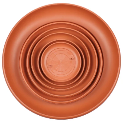 Plastkon Harmonie terakota miska pod květináč