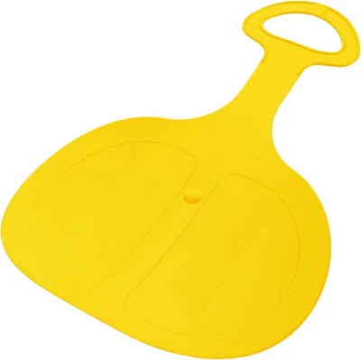 PLASTKON Klouzák Pinguin žlutý dětská sáňkovací lopata na sníh plast PLASTKON Klouzák Pinguin žlutý dětská sáňkovací lopata na sníh plast