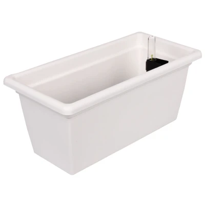 Plastkon Magnolie 2Smart bílý 40 cm samozavlažovací truhlík