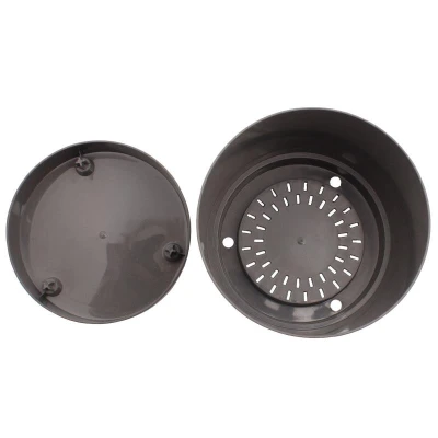 Plastkon Oliver 18 šedý dekorativní květináč
