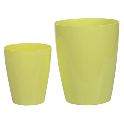 Plastkon Ornella limetkový dekorativní květináč