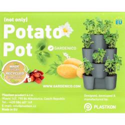 Plastkon Potato pěstební nádoba na brambory antracitová
