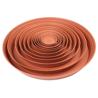 Plastkon Primavera terakota miska pod květináč