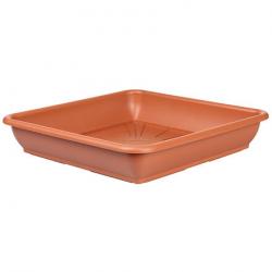 Plastkon Quattro miska pod květináč terakota Plastkon Quattro miska pod květináč terakota