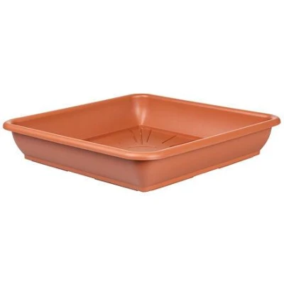 Plastkon Quattro miska pod květináč terakota Plastkon Quattro miska pod květináč terakota
