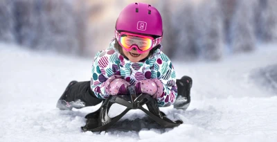 Plastkon Sáně Neon Grip monster růžová