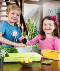 Plastkon Small truhlík s miskou bílá