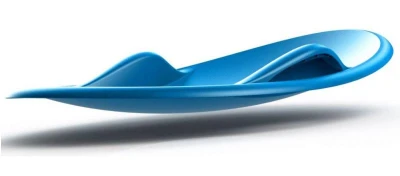 PLASTKON Talíř sáňkovací Supernova 60cm plastový 80kg modrý