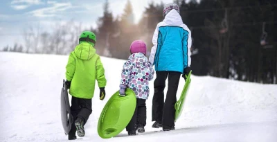 PLASTKON Talíř sáňkovací Supernova 60cm plastový 80kg šedý