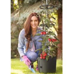 Plastkon Tomato květináč na rajčata 29 cm antracitová