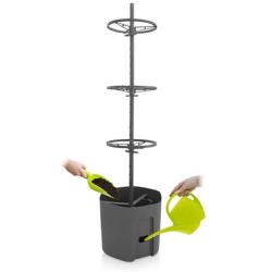 Plastkon Tomato květináč na rajčata 29 cm antracitová