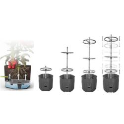 Plastkon Tomato květináč na rajčata 29 cm antracitová