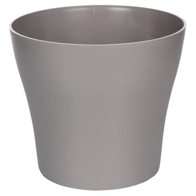 Plastkon Tulipan Mat šedý květináč