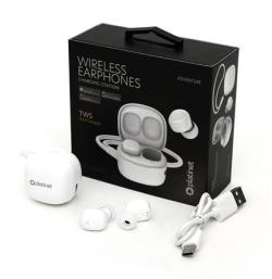 PLATINET WIRELESS HEADPHONES WITH MIC ANC + ENC BLUETOOTH SLIM STYLE GREY