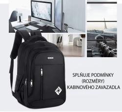 Platinium Batoh s USB portem 30 litrů černý
