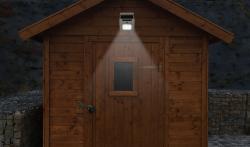 Platinium Nástěnné solární LED světlo s detektorem pohybu