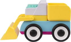 PLAYGRO Autíčka skládací set 3ks baby skládačka plast v krabici