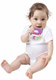 PLAYGRO Chrastítko a kousátko moje první baby kabelka pro miminko