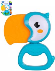 PLAYGRO Chrastítko pták tukan baby kousátko pro miminko