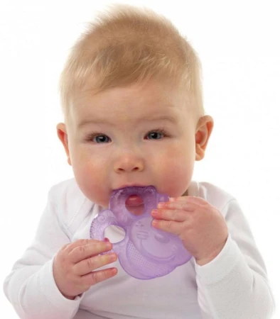 PLAYGRO Chladivé hryzadlo baby včielka vodný set 2ks pre bábätko